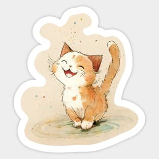 Kawaii Kitten Sticker